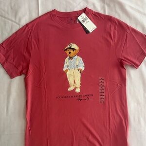 Ralph Lauren Polo Bear Short Sleeve Tee - Coral Red